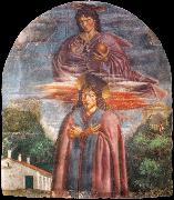 Andrea del Castagno St Julian and the Redeemer oil on canvas